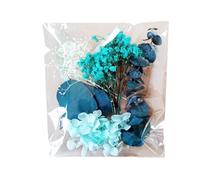 Dried Flowers, Natural Flower Leaves, Real Pressed Botanical Blend, Premium Botanical Quality, Bright Vivid Petals for Candle Resin Crafting, Frame Handcraft Kit Use, Art Projects, Scrapbook