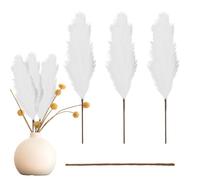 Dried Pampas Grass - 43.31 Inches Artificial Reed Bouquet, Rustic Farmhouse Arrangement, Easy to Place Elegant Decorative Stems | Boho Wedding Floral Decor for Home, Table Centerpiece, Event Styling,