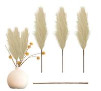 Dried Pampas Grass - 43.31 Inches Artificial Reed Bouquet, Rustic Farmhouse Arrangement, Easy to Place Elegant Decorative Stems | Boho Wedding Floral Decor for Home, Table Centerpiece, Event Styling,
