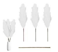Dried Pampas Grass - 43.31 Inches Easy to Place Artificial Reed Bouquet, Rustic Farmhouse Arrangement, Elegant Decorative Stems | Boho Wedding Floral Decor for Home, Table Centerpiece, Event Styling,