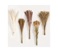 Dried Pampas Grass Decor, 120Pcs Boho Home Wedding Party Decor Dried Flowers Arrangements