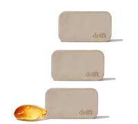 Drift Ambientador de coche - Ambientador de piedra - Eliminador de olores de coche - Recambio de aroma ámbar - Paquete de 3 - No incluye clip