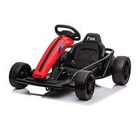 Drift-Car 24V, Rojo, Ruedas Lisas Drift, Motor 2 x 350W, Modo Drift a 13 km/h, batería 24V, construcción sólida