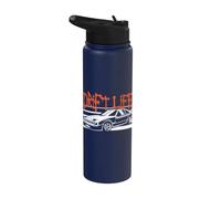 Drift Car Drifting Coche Drift Divertido Drift Street Drifting Stainless Steel Insulated Water Bottle