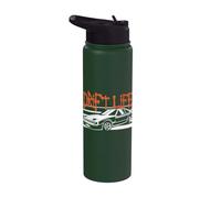 Drift Car Drifting Coche Drift Divertido Drift Street Drifting Stainless Steel Insulated Water Bottle