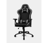 DRIFT - DR110BGRAY silla para videojuegos Butaca para jugar Asiento acolchado Negro, Gris