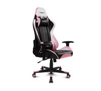 DRIFT - DR175PINK silla para videojuegos Silla para videojuegos universal Asiento acolchado Rosa, Negro, Blanco