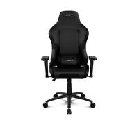 Drift Gaming DR250 - Silla Gaming Profesional, Polipiel, reposabrazos Ajustable 4D, pistón Clase 4, basculable, Altura Regulable, Respaldo reclinable, cojín Lumbar y Cervical, Color Negro