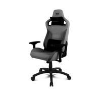 DRIFT GAMING DR220 - Silla Gaming Ergonómica de Tejido Transpirable, Reposabrazos 4D, Respaldo Reclinable hasta 135°, Cojines Lumbar y Cervical, Color Gris Oscuro