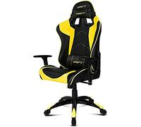 DRIFT GAMING DR300 Silla, Piel sintética, Negro/Amarillo, 48x61.5x129 cm