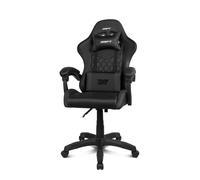 DRIFT GAMING DR35 - Silla Gaming Ergonómica Profesional con Reposabrazos 2D Ajustables, Soporte Lumbar y Cervical, Reclinable 135°, Tapizado en Cuero Sintético, Ruedas Silenciosas, Base Robusta, Negro