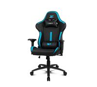 DRIFT GAMING DR350 - Silla Gaming Ergonómica Profesional con Reposabrazos 4D, Cojines Lumbar y Cervical, Inclinable 135º, Ruedas Silenciosas - Negra/Azul