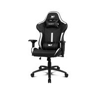 DRIFT GAMING DR350 - Silla Gaming Ergonómica Profesional con Reposabrazos 4D, Cojines Lumbar y Cervical, Inclinable 135º, Ruedas Silenciosas - Negra/Blanca