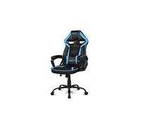 Drift Gaming DR50 - Silla Gaming Profesional en Polipiel, reposabrazos Acolchados, pistón Clase 4, Asiento basculante y Altura Regulable, cojín Lumbar, Color Negro/Azul