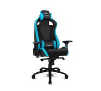 Drift Gaming DR500 - Silla Gaming Profesional, Polipiel, reposabrazos Ajustable 4D, pistón Clase 4, Sistema balanceo, Altura Regulable, Respaldo reclinable, cojín Lumbar y Cervical, Color Negro/Azul