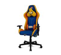 DRIFT GAMING DR90 Mikecrack Edition - Silla Gaming ergonómica Oficial de Mikecrack, Respaldo reclinable 135°, Reposabrazos 2D Ajustables, Tejido Transpirable, Azul-Amarillo