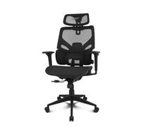DRIFT GAMING DRAIR400 - Silla Gaming Profesional en Malla, reposabrazos 4D Acolchados, pistón Clase 4, giratoria e inclinable, Cojines Lumbar y Cervical Integrados, Negro