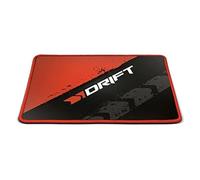 Drift Gaming Mousepad - Alfombrilla para ratón de Ordenador, Color Negro y Rojo