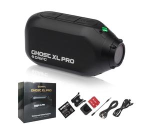 DRIFT Ghost XL PRO Cámara de acción, WiFi deportiva 4K, IPX7 impermeable, cámara de casco, transmisión en vivo