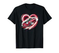 Drift Heart con diseño de Coche Deportivo JDM Fan Drifting Camiseta