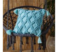 Drift Home Alda Outdoor - Funda de cojín (43 x 43 cm), Color Azul