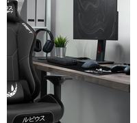 Drift Gaming MADKAT XL - Alfombrilla Gaming Oficial ElRubius, Superficie Extra Suave, Dimensiones 900X350x3mm, Base Antideslizante, Bordes cosidos, Color Negro