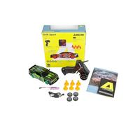 Drift Sport Muscle Car - Coche teledirigido con iluminación de bajo Suelo 4WD 1:24 RTR Verde para niños a Partir de 6 años