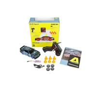 Drift Sport Muscle Car - Coche teledirigido con iluminación para Debajo del Suelo 4WD 1:24 RTR Azul para niños a Partir de 6 años
