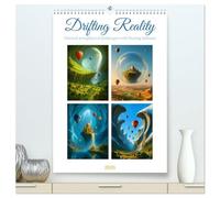 Drifting Reality (High Quality Premium Wall Calendar 2026 DIN A2 portrait),CALVENDO 12 Month Wall Calendar: Let your gaze drift with balloons over ... dreams - imagined by AI, inspired by wonder