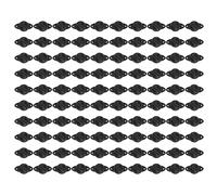 DriKou 100 PCS Aislador de Cerca Eléctrica Varilla de Rodamiento Intermedio Aislador Hemisférico Cerca Frontal Accesorios Soporta 15KV para Poliéster, Acero