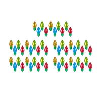 DriKou 50 globos de bombilla, globos decorativos reutilizables de papel de aluminio para fiesta, hogar, centro comercial, 18.0 in