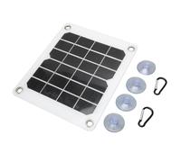 DriKou 5V 20W Solar Panel, Monocrystalline Safe USB Output Portable Solar Charge Panel for Car Boat RV Phone