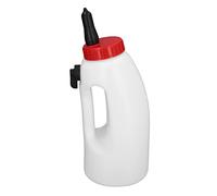 DriKou Biberón para terneros, biberón de Leche para terneros de 4 litros, tapón de Rosca de Material de Goma, alimentador de Leche para terneros con tetina con Mango para Alimentar