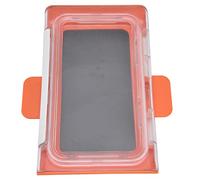 DriKou Caja del teléfono de la Ducha, Caja del teléfono Impermeable rotación de 360 Grados montada en la Pared práctica, Caja del teléfono para la Pared de la Ducha para los Accesorios (Naranja)