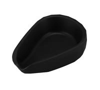 DriKou Coffee Bean Dosing Cup, Food Grade Silicone Measuring Tray Cupping Weighing Single Dosing Tray for Coffee Beans (black)