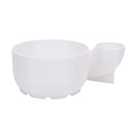 DriKou Cuenco para Lavar Frutas, con Entrada de Agua Lavadora automática de Verduras Cesta coladora para Cocina (White)