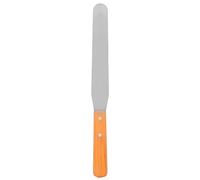DriKou Espátula de Acero Inoxidable, con Mango de para Pasteles y Pan, raspador de Crema, Herramienta para Hornear en la Cocina (10 pulgadas)