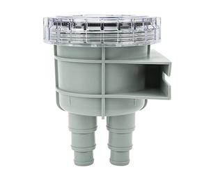 DriKou Filtro de Agua de mar, Carcasa Transparente, Potente Filtro, Gran Potencia para Barcos, veleros, Motores de Yates, refrigeradores hidráulicos, Bombas de Drenaje de Ducha