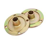 DriKou Go Kart Wheel Shaft Hub,1 Pair 25mm 24T 4 Bolt Wheel Hub Heavy Duty Steel Alloy High Stability for Go Kart ATV Quad Bike