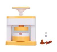 DriKou Máquina para hacer insignias DIY Pin Button Maker Press Machine Badge Punch con 48 piezas de botones Imágenes Cortador de círculos Regalos para niños, actividades escolares