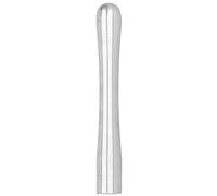 DriKou Mezclador de varilla para triturar hielo de acero inoxidable, Muddler de cóctel, utensilios de cocina, herramienta de barra DIY (Modelo atrevido todo en acero tamaño pequeño)