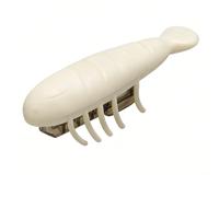 DriKou Mini Robot Beetle, Juego Interactivo para Gatos en Movimiento automático, para Interiores (Pez Beige)