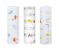 DriKou Rollo de paño de limpieza desechable, toalla para lavar platos desechable no tejida húmeda y seca, fácil de limpiar, rápido de usar, adecuada para la industria, medicina,