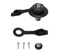 DriKou RV Water Inlet 3/4in NH Female to 1/2in NPT Male City Water Fill Inlet Connector with Check Valve for Trailers and Motorhomes