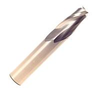 Drill America CBD 17/32" Molinillo de extremo de cobalto, 2 flautas 1-1/8" Longitud de la flauta 3-1/8" Longitud total corte central de un extremo cuadrado