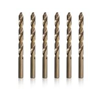 Drill America DWDCO7/16P6 7/16" Cobalt Drill Bit (Pack of 6), DWDCO Series