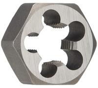 Drill America DWT Series Qualtech - Troquel de rosca hexagonal de acero al carbono, 3/8 pulgadas - 18 NPT (paquete de 1)