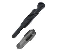 Drill America Juego de brocas HSS NPS de 1/2 pulgada (tubo nacional recto) y kit de brocas HSS de 47/64 pulgadas