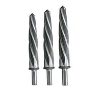 Drill America Juego de escariadores de construcción de 3 piezas, (tamaños 1/5.1 cm, 3/20.3 cm y 3/4 con vástago de 1/5.1 cm) DWR Series