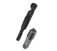 Drill America POU Series 1/2 "NPT grifo y taladro, 1/2" de acero al carbono NPT grifo y broca HSS de 23/32" con vástago de 1/2" en caja de plástico